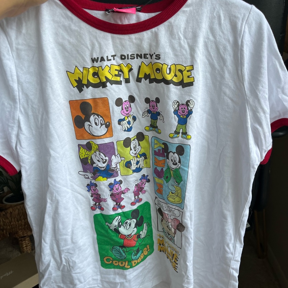 ZARA Graphic Mickey Ringer tee (NWT)